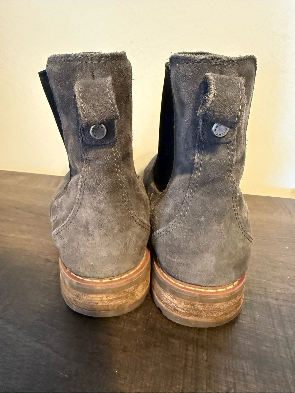 Ariat Women's Wexford Chelsea Boots in Slate Suede - Picture 3 of 6